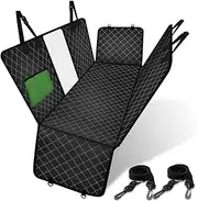 Dog Seat Cover Dog Car Seat Cover Mesh Pet Harness Hammock Safety Protector Car Rear Seat Cushion Dog Hammock(1)