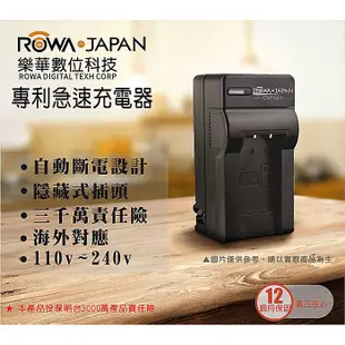 【ROWA 樂華】FOR CANON NB-10L 壁充 G1X G15 SX40 SX50 HS G16 SX60