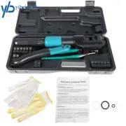 6 Mt Hydraulic Crimper Crimping Tool With 9 Dies Wire Battery Cable Terminal