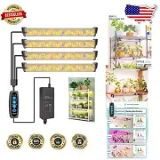 Dimmable LED Grow Light Strips - Full Spectrum with Timer - 4 Strips Included