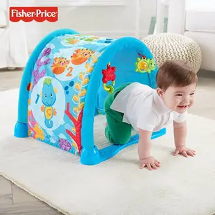 費雪音樂海馬健身器DRD92多功能雙面便攜健身器 FXC14嬰兒游戲毯
