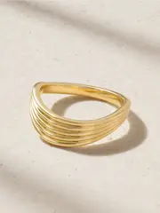 [Fernando Jorge] Fernando Jorge - Stream Lines Wave 18-karat Gold Ring - 6 6 Gold