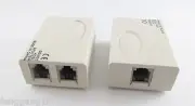 10pcs New ADSL Broadband Modem Telephone Phone Line Splitter Filter RJ11 45
