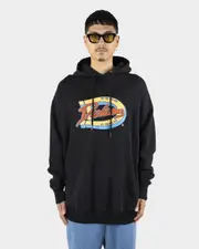 DICKIES MENS Killer Boots Pull Over Hoodie BLACK