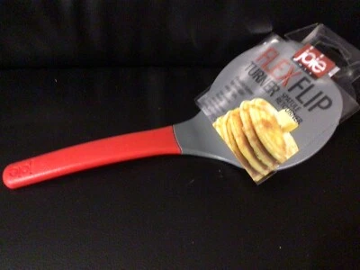 Joie Flex Flip Turner Egg Pancake Red Spatula Flexible New