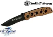 SMITH & WESSON EXTREME OPS TANTO CAMO LINERLOCK FOLDING POCKET KNIFE CK5TBSD