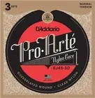 D'Addario EJ45-3D Pro-Arte Nylon Classical Guitar Strings, Normal Tension, 3 Set