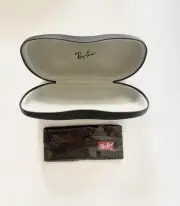 Ray-Ban Glasses Case & cleaning cloth 17x6.5x3.5cm Ex-displayed Authentic Rayban