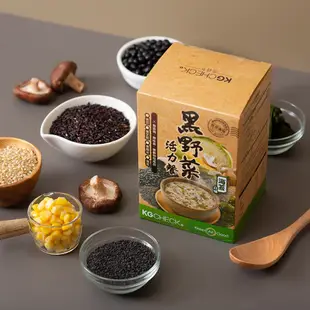 【聯華食品 KGCHECK】高纖飽足沖泡-野菜+黑野菜 (2盒組)