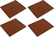 Tihebeyan Silicone Dehydrator Shells with High Edges to Prevent Spills, Fruit Plates for the Production of Obdroos, Suitable for Excalibur 2400, 4 STC, Suitable (Coffee)