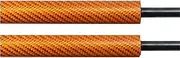 Tailgate Strut for Subaru for Levorg 1st (VM) 5-Door Station Wagon 2014-2020 Trunk Boot Gas Struts Springs Dampers Tailgate Lift Supports Gas Struts(Orange Carbon Fiber)