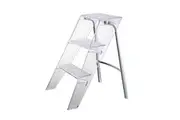 MIUZ Acrylic Step Ladder Folding Step Stools Step Ladder | Replica Kartell Upper Step Ladder