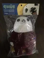 Ghus Saga seal Convention Plush 11in. 3 Outfits, Hat, Pajamas, Overalls