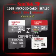 MICRO SD CARD 16GB SanDisk Ultra, Extreme, Pro Fast Memory HD Class 4 or 10 OEM