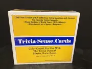 Vintage Trivia Sense Cards 1000 New Trivial Pursuit Cards New Factory Sealed
