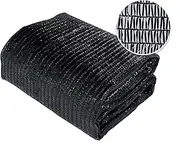 Agfabric 30% Sun-Block Shade Cloth Net Mesh Shade with Clips for Garden Patio&Plants, 8x12ft Black