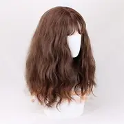 Hermione Jean Granger Cosplay Wig Brown Curly Heat Resistant Synthetic Hair Cosplay Wigs Carnival Wigs