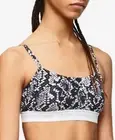 CALVIN KLEIN CK One Cotton Unlined Bra Size XS Black/White Snake Print Retail$28