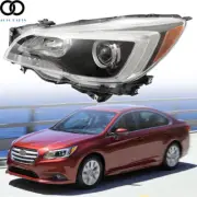 Driver Left Side Headlight Black Headlamp For 2015 2016 17 Subaru Legacy/Outback (for: Subaru)
