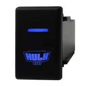 Hulk 4X4 Switch Push Button On / Off OE Replacement 12V LED Logo Blue Illum Dmax & Colorado - HU1360B-10H