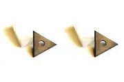 BAHCO 449 TRIANGULAR SCRAPER BLADE HIGH CARBON STEEL - Pack of 2 Blades