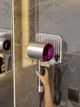 衛生間壁掛式吹風機置物架免打孔浴室風筒掛架神器 (8.3折)