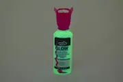 Tulip 1.25oz Green Glow in the Dark Luminous Fabric Paint Arts Crafts Projects