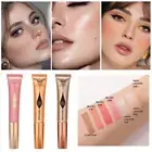 Contour Beauty Wand,Liquid Highlighter Wand,Blush Wand with Cushion Applicator
