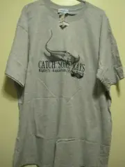 NEW-CATCH SOME RAYS Ripley Aquarium MyrtleBeach EMBROIDER STINGRAY SZ 2X T-SHIRT