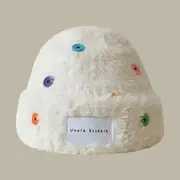 Knit Beanie / Cloche Hat / Bonnet Hat / Beret / Cap 17 - Almond - One Size