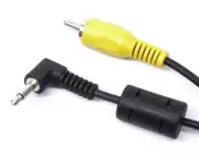 3.5mm Mono Male Plug to Yellow RCA Male Connector Cable Cord
