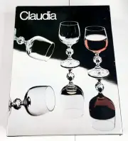 Bohemia Claudia Wine Glass Set of 6 Fine Lead Crystal Stemware 190ml