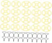 HEALLILY Car Seat Cover Accessories 20 Fixed Installation Buckles Seat Cover Hooks and Clips Set for Car Seat Cover Fixing