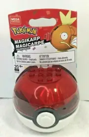NIP Pokemon Magikarp Mega Construx 20 PC Set