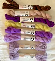 Needlepoint Embroidery Thread Lot of 8 Springer Orchidee Wool Assorted Colors M
