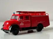 1961 Magirus-Deutz Germany Fire Brigade Car Truck Model Diecast 1:64 Scale
