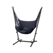 Hammock Chair Outdoor Camping with Stand Grey