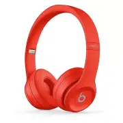 Beats Solo3 Wireless On-Ear Headphones, Citrus Red - Genuine Au Stock