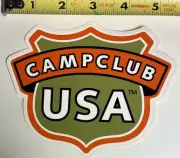 CAMPCLUB USA GOOD SAM CLUB STICKER CAMPING CLIMBING BEACH OVERLAND