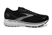 Brooks Men's Ghost 14 Running Shoes - Black/White/Silver