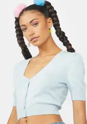 [Sugar Thrillz] Cloudy Angel Eyes Cardigan Top