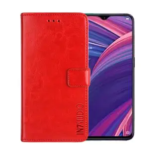 【IN7】OPPO R17 Pro 6.4吋 磁扣側掀瘋馬紋PU皮套