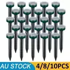 4-10X Snake Mouse Repeller Outdoor Solar Rat Repellent Ultrasonic Pest Repeller