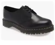 DR. MARTENS 1461 QUAD PLATFORM DERBY SHOES BLACK Womens 11 Men Sz 10