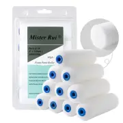 Foam Paint Roller, Sponge Paint Roller Sleeve, High Density Foam, for Furnitu...