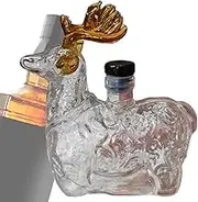 Whiskey Decanter for Men - Wine Decanter Animal Whiskey Bottle | Liquor Bottle Table Decor Centerpieces, Wine Container for Alcohol Bourbon Vodka Brandy