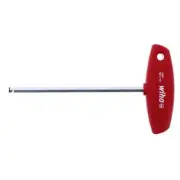 Wiha 54060 MagicRing Ball-End Hex Metric T-Handle, 6 mm x 150 mm