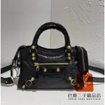 正品免運 BALENCIAGA 巴黎世家 CLASSIC CITY MINI 黑色 小號 機車包 斜背包 手提包 單肩包