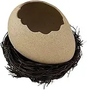 Cracked Egg Shaped Ceramic Bowl - Dessert, Noodle Egg Design, Style, Cream Z2u4 Decor Nest Bowl, Ice & Dinosaur