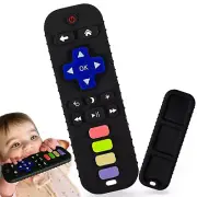 Baby Teething Toys, Silicone Remote Teethers Chew Toys for Babies 0-24 Months